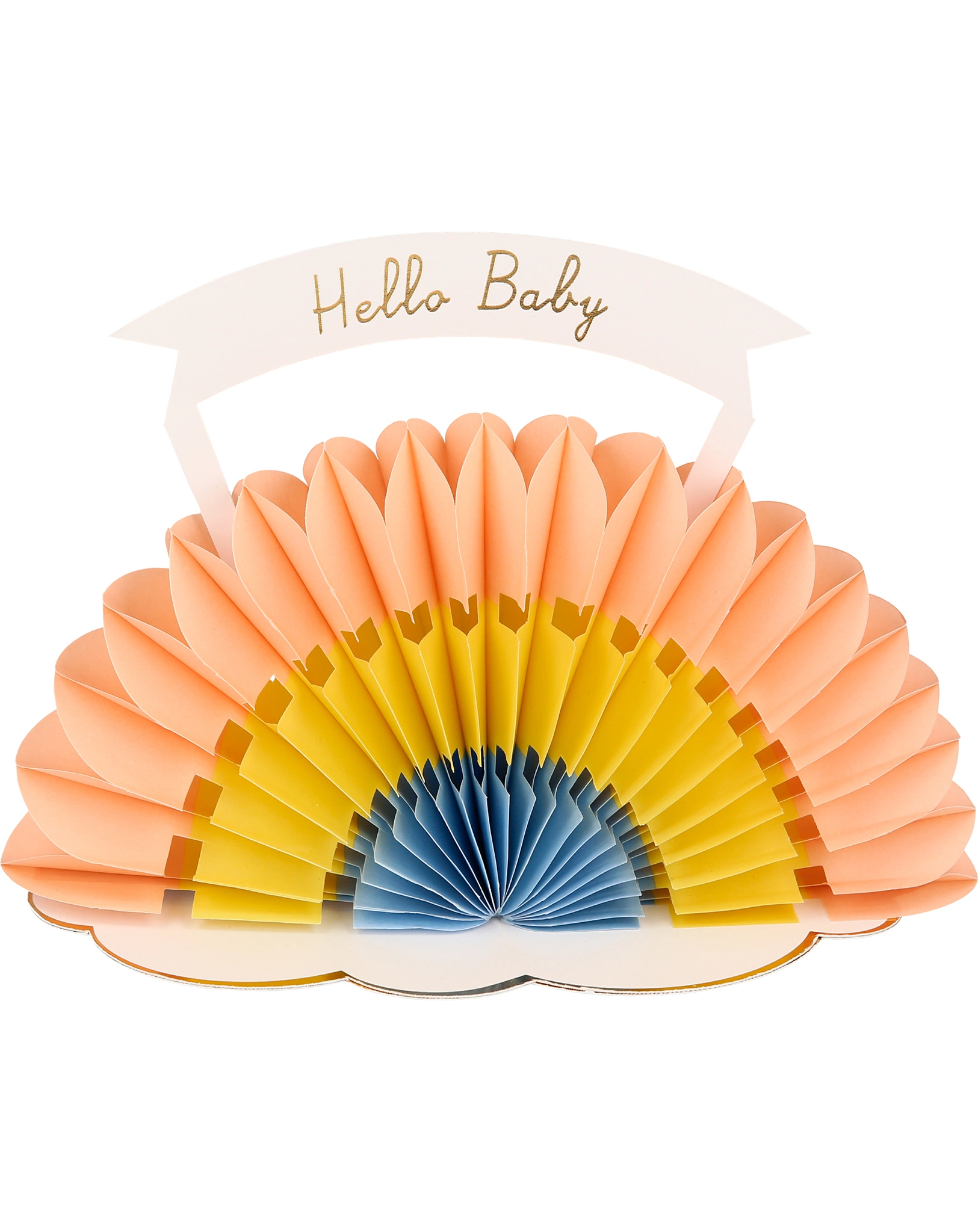 Geburtskarte HONEYCOMB RAINBOW