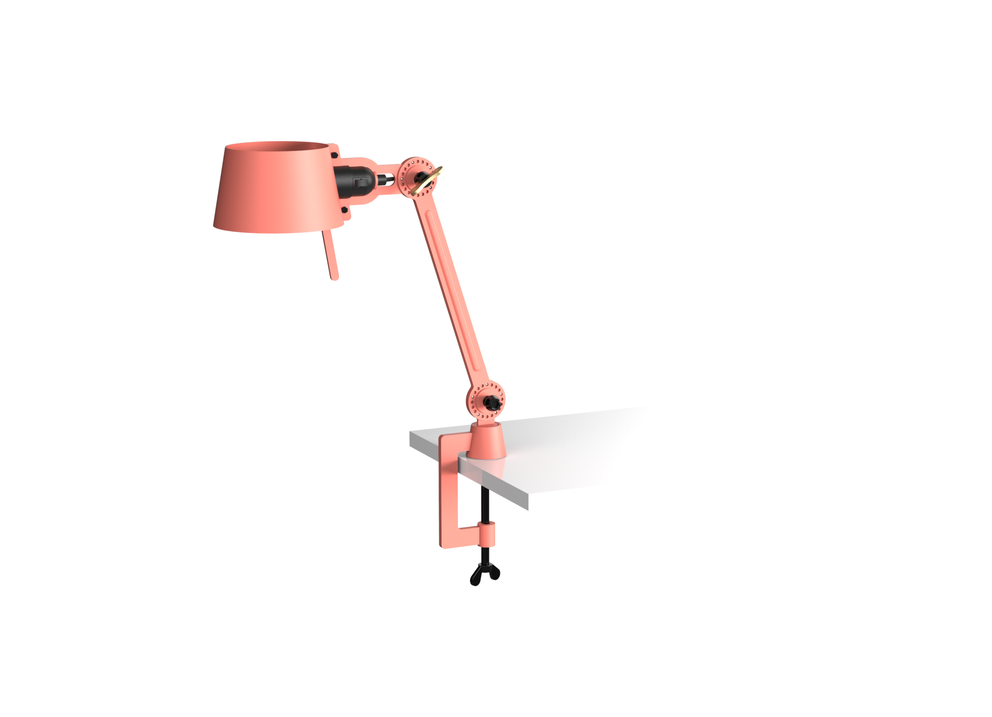 Bureaulamp Bolt met klem small 1 arm daybreak rose klein