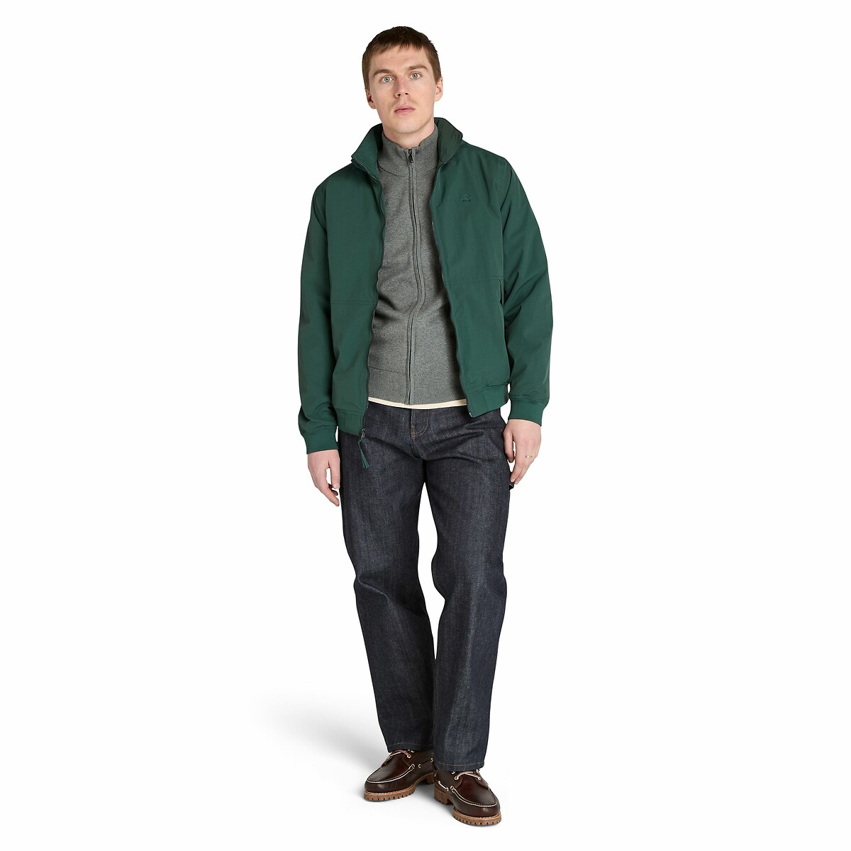 TIMBERLAND<br>Cardigã de algodão com zíper