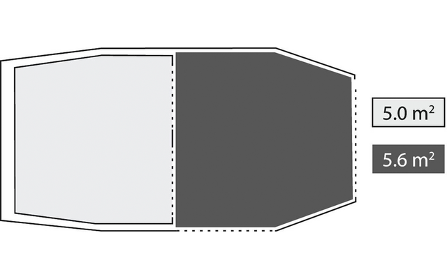 Robens Cima Versa 4 Tunnelzelt für 4 Personen