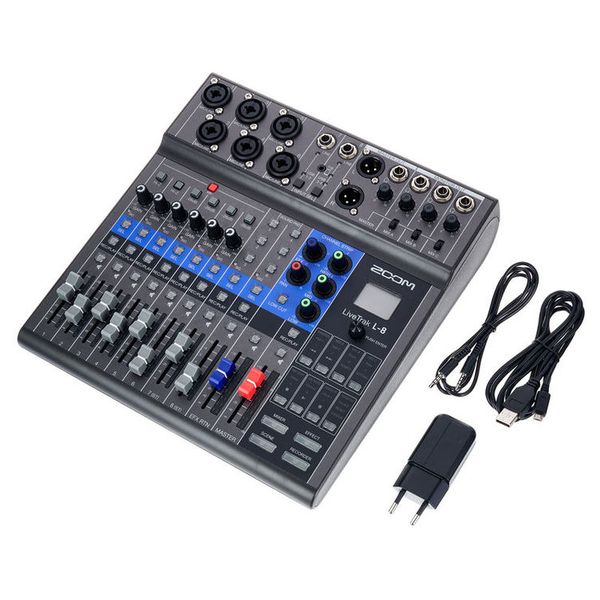 Zoom LiveTrak L-8 Podcast Mic Set