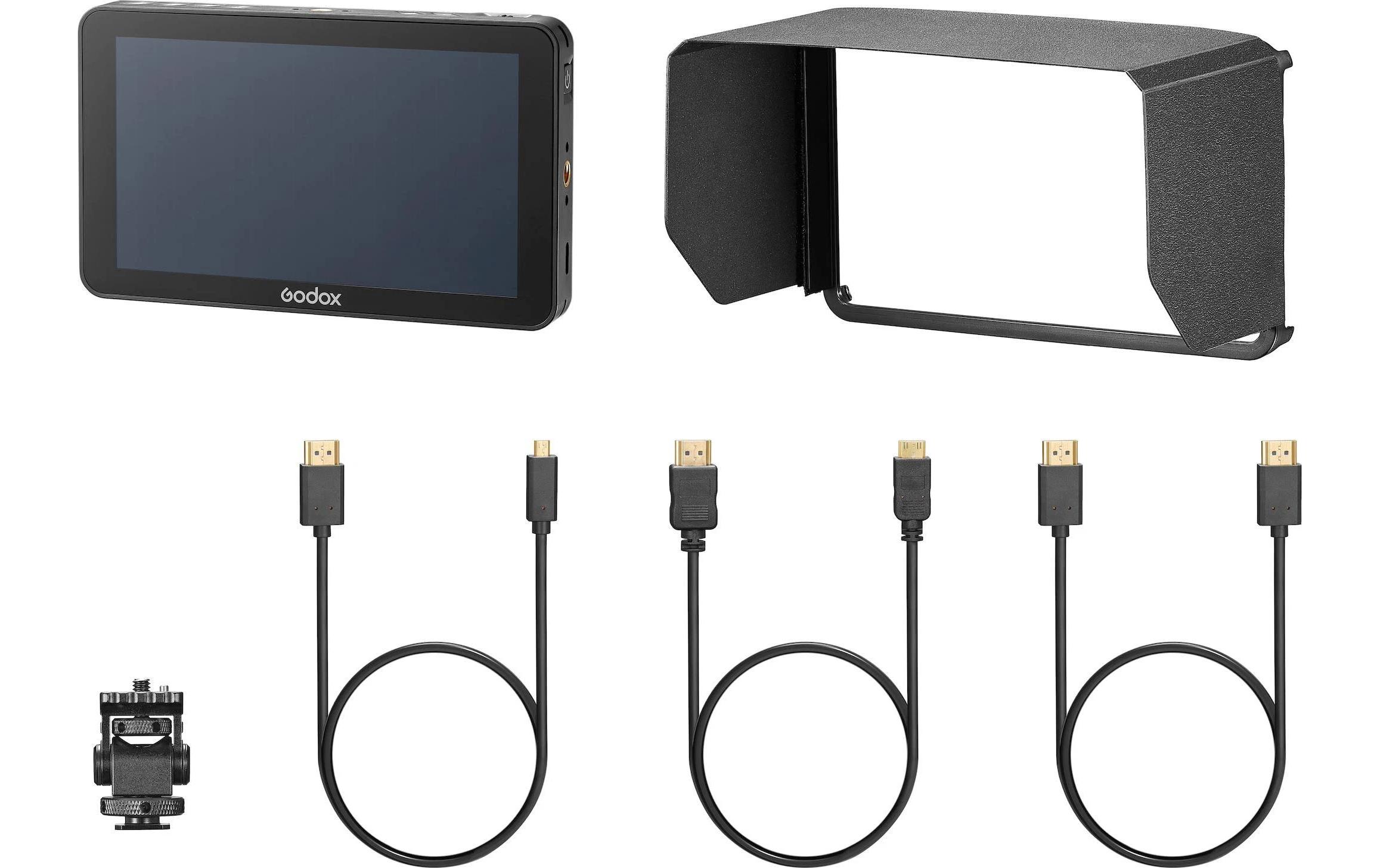 Monitor GM6S<br>Ultraheller 5.5 Zoll Kameramonitor mit 4K HDMI und Touchscreen