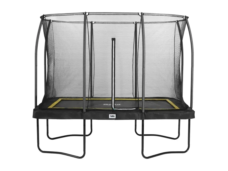 Salta Trampolin Comfort Edition rektangulær 305x214 cm, sort inkl. sikkerhedsnet (805-602)