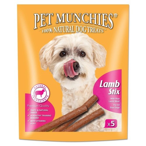 Palitos de cordeiro para cães