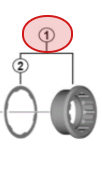 Shimano Låsering & Spacer CS-M9100