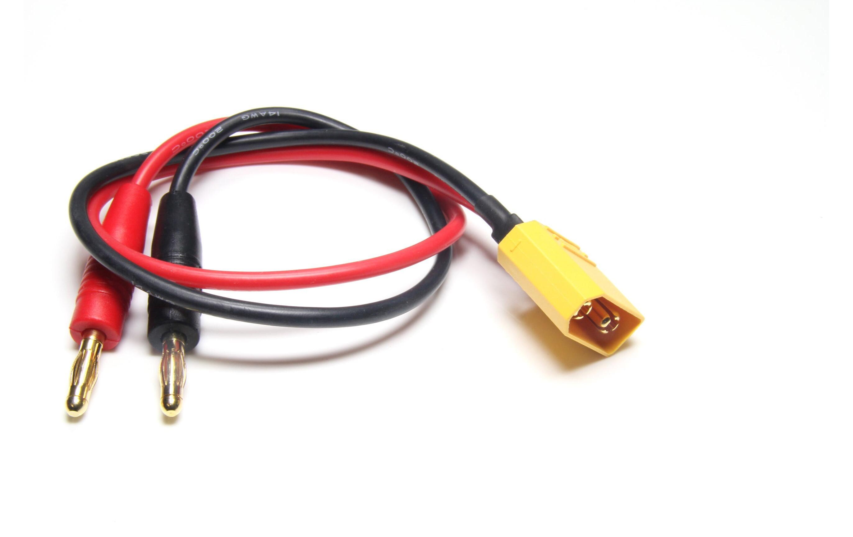 Ladekabel 4 mm Bananenstecker zu XT90Ladekabel