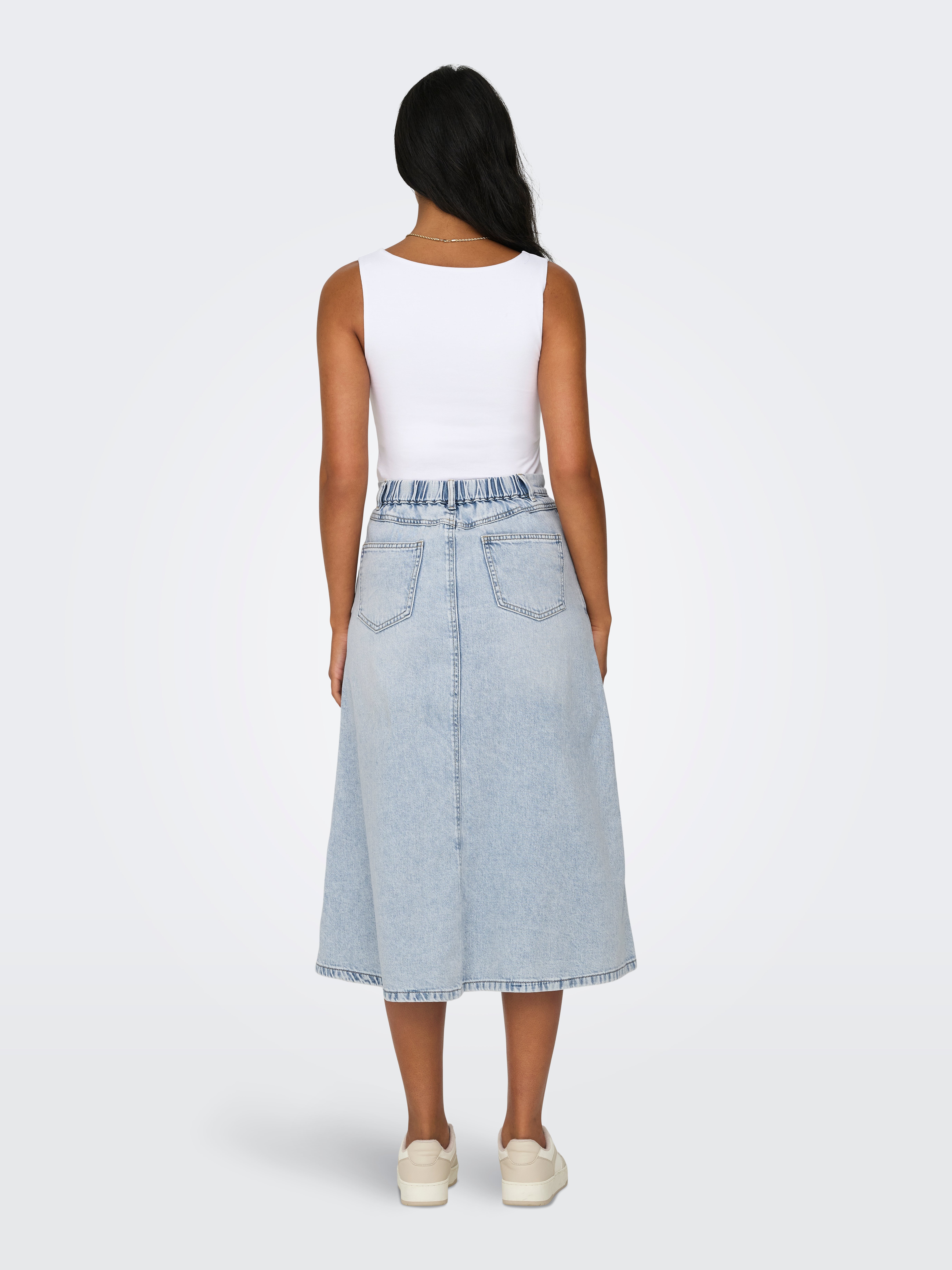 ONLMINDY Jeansrock Light Blue Denim