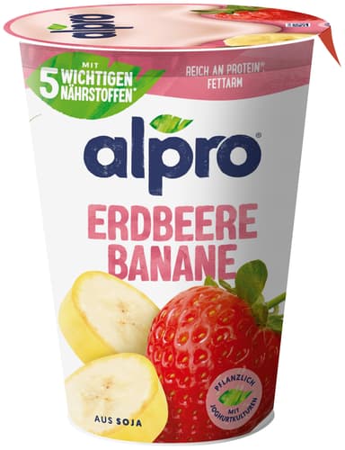 Alpro Soja Erdbeere Banane