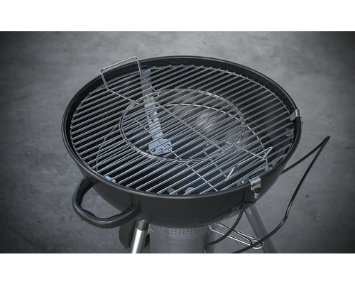 Tenneker® Houtskoolgrill Kettle Grill Black Moon Ø 58 cm Deksel Thermometer en Uitneembare Asbak Zwart