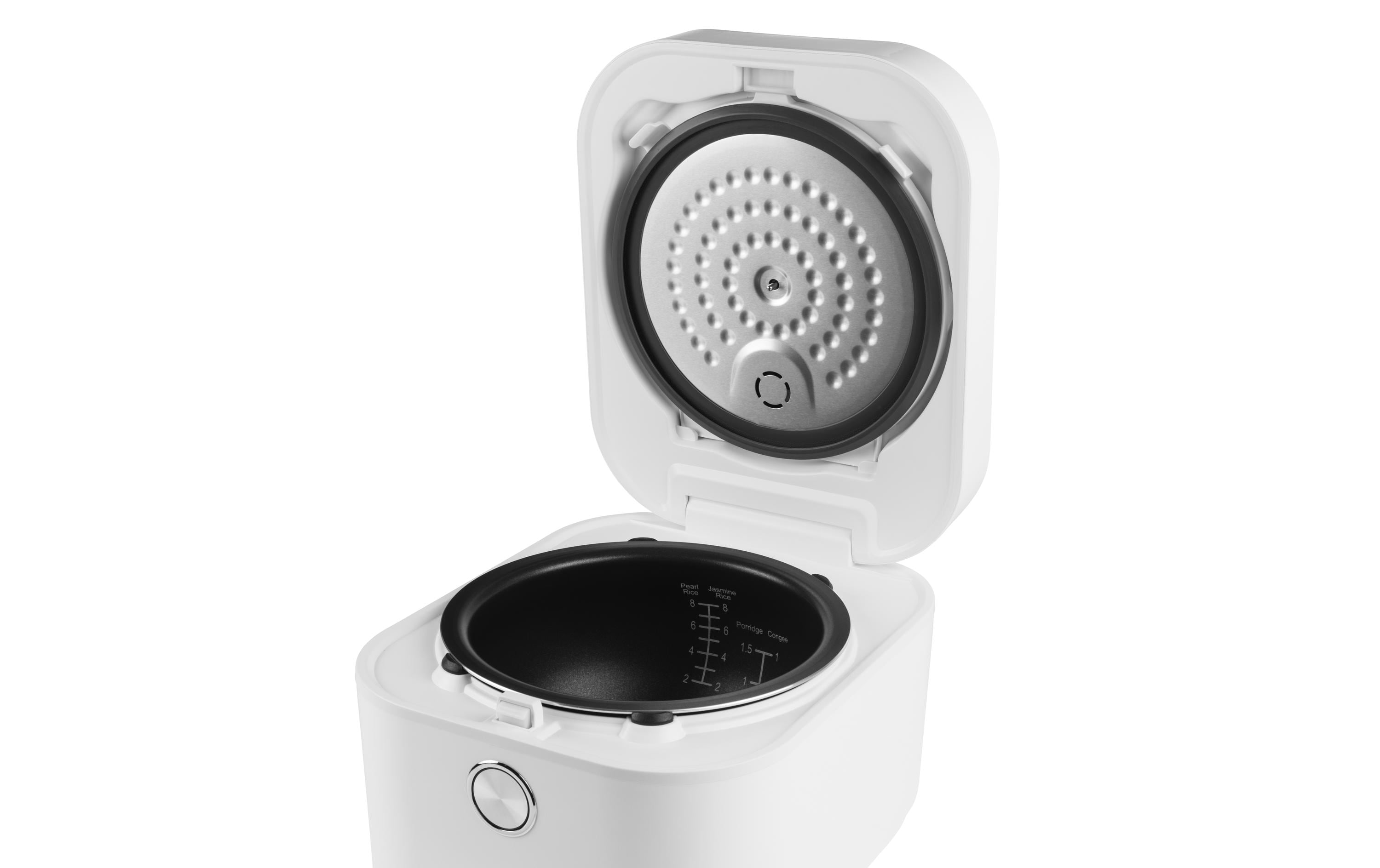 Reiskocher SAN Induktion 4 L, Weiss<br>Innovative Technologie für perfekt gekochten Reis im Handumdrehen