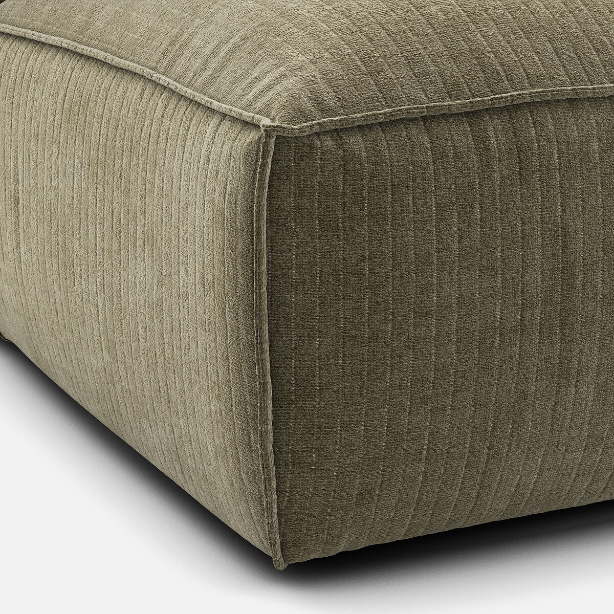 LA REDOUTE INTERIEURS<br>Sofá lounge, direito, veludo vintage, Seven