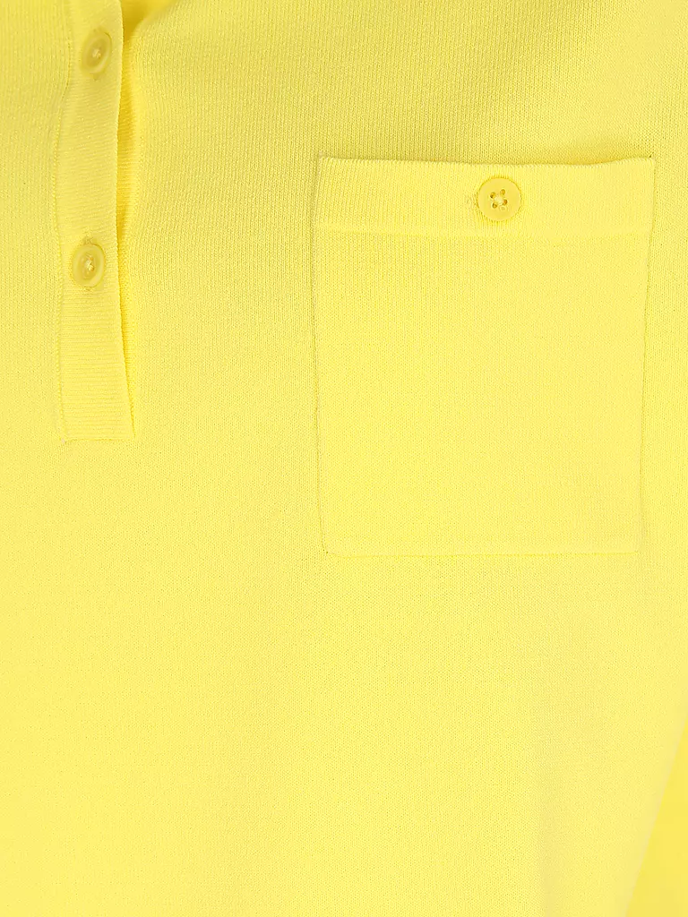 COMMA Poloshirt gelb
