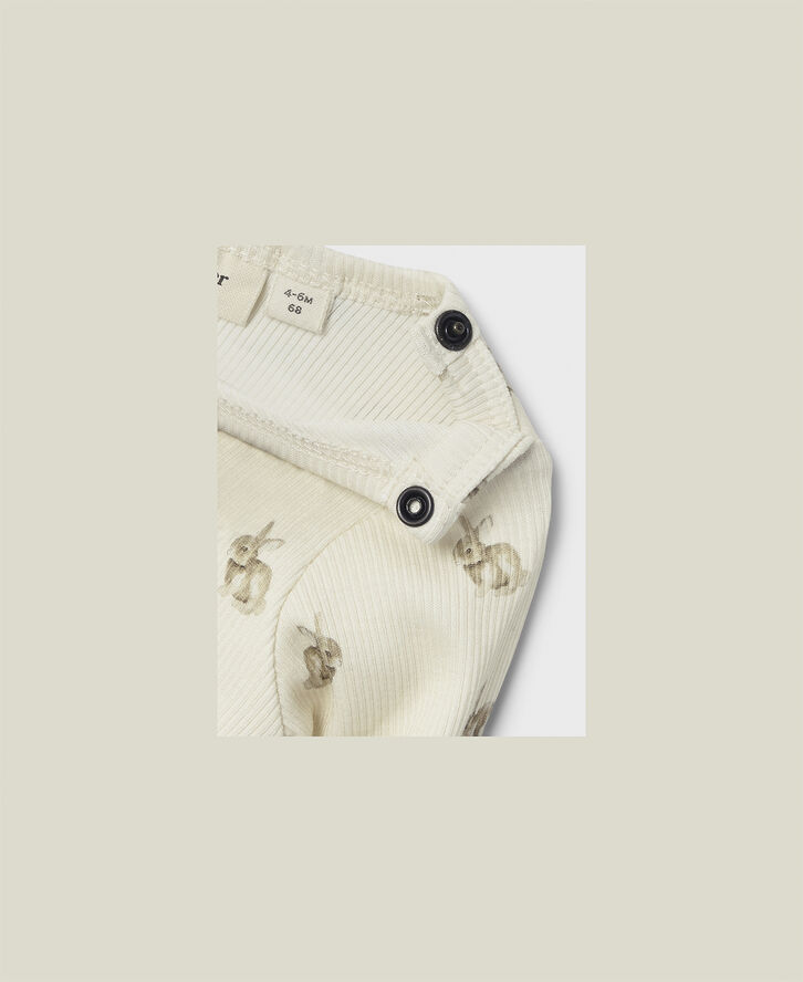 Lil' Atelier NBNLAVO EMO LS SLIM BODY LIL Turtledove/rabbit