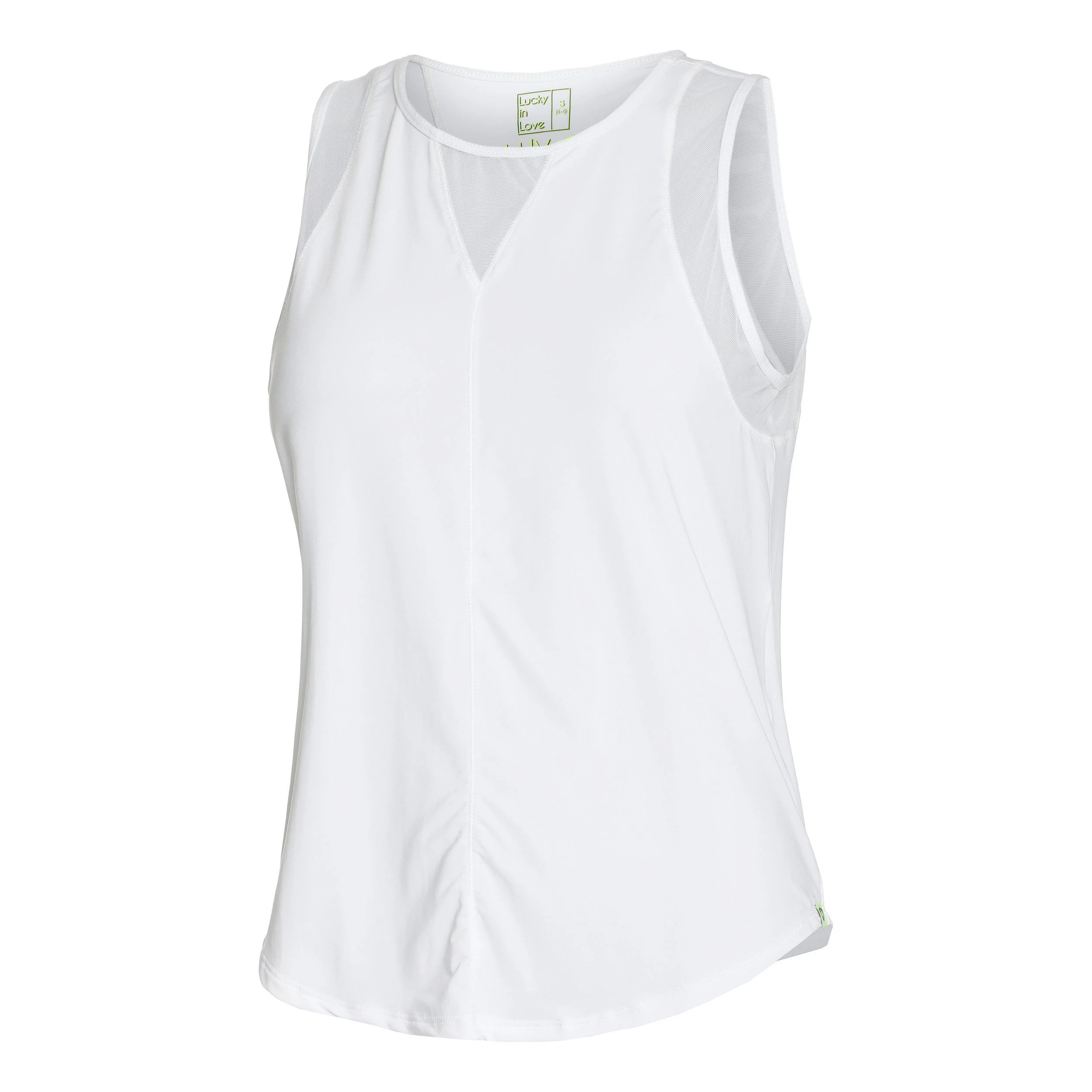 Lucky in Love Chill Out Débardeur Tank Top Femmes - Blanc