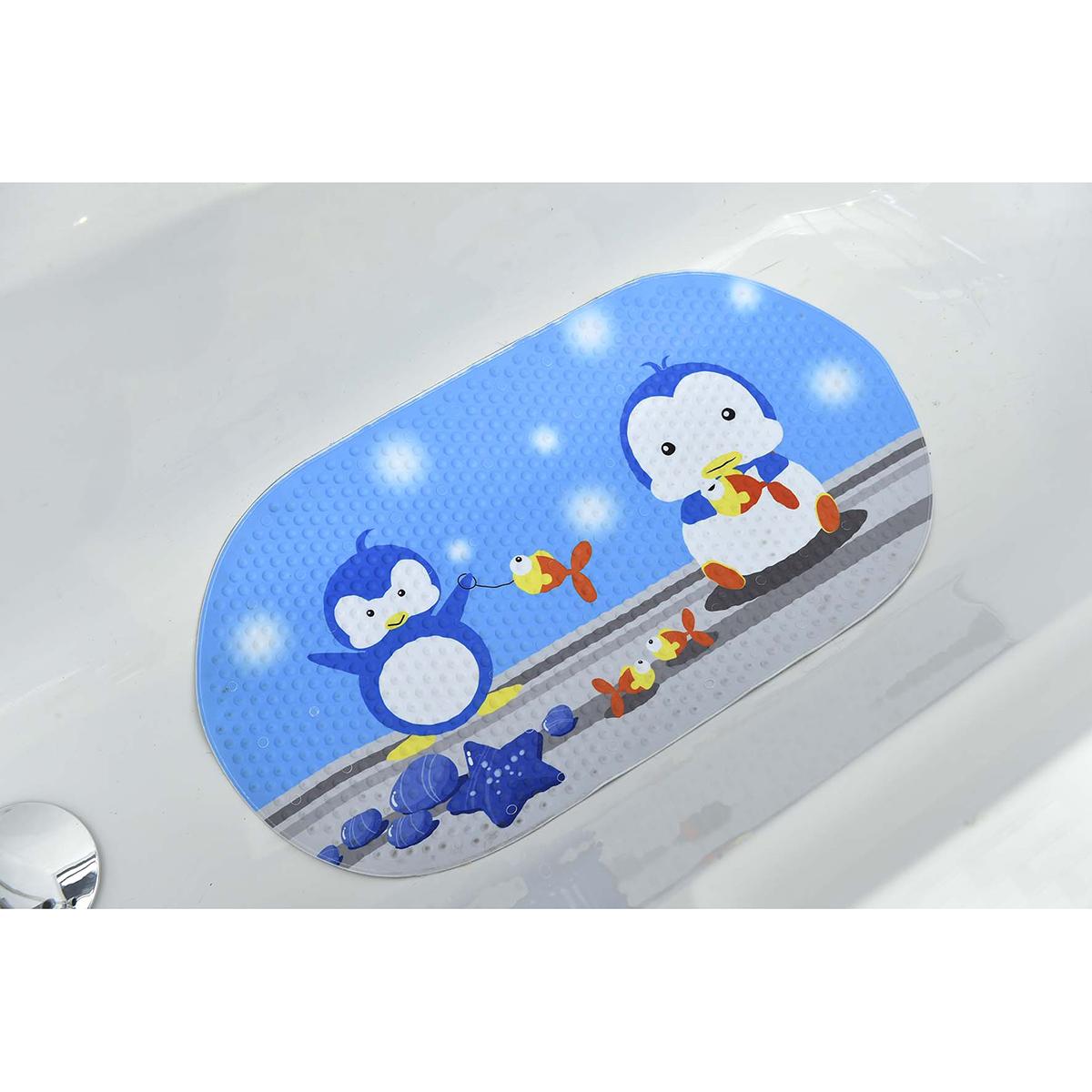 FOND DE BAIGNOIRE IMPRIME PVC POLYESTER 69 X 39 CM  ENFANTI