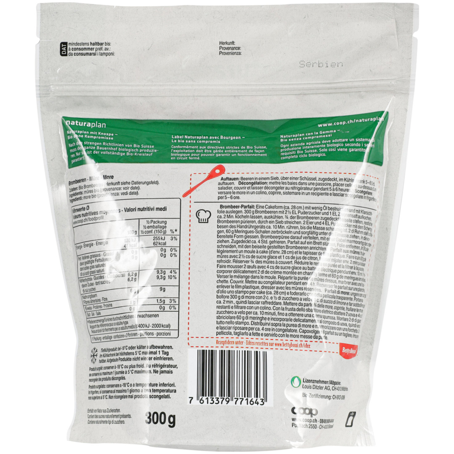 Naturaplan Bio Brombeeren