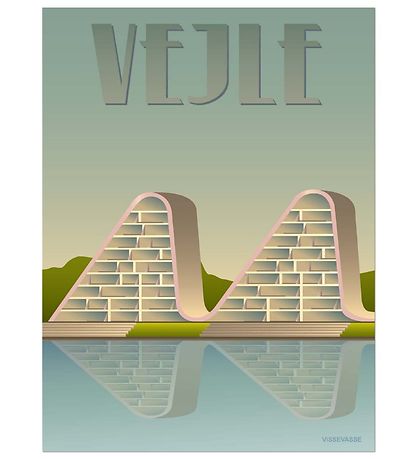 Vissevasse Poster - 30x40 - Vejle - Wellen
