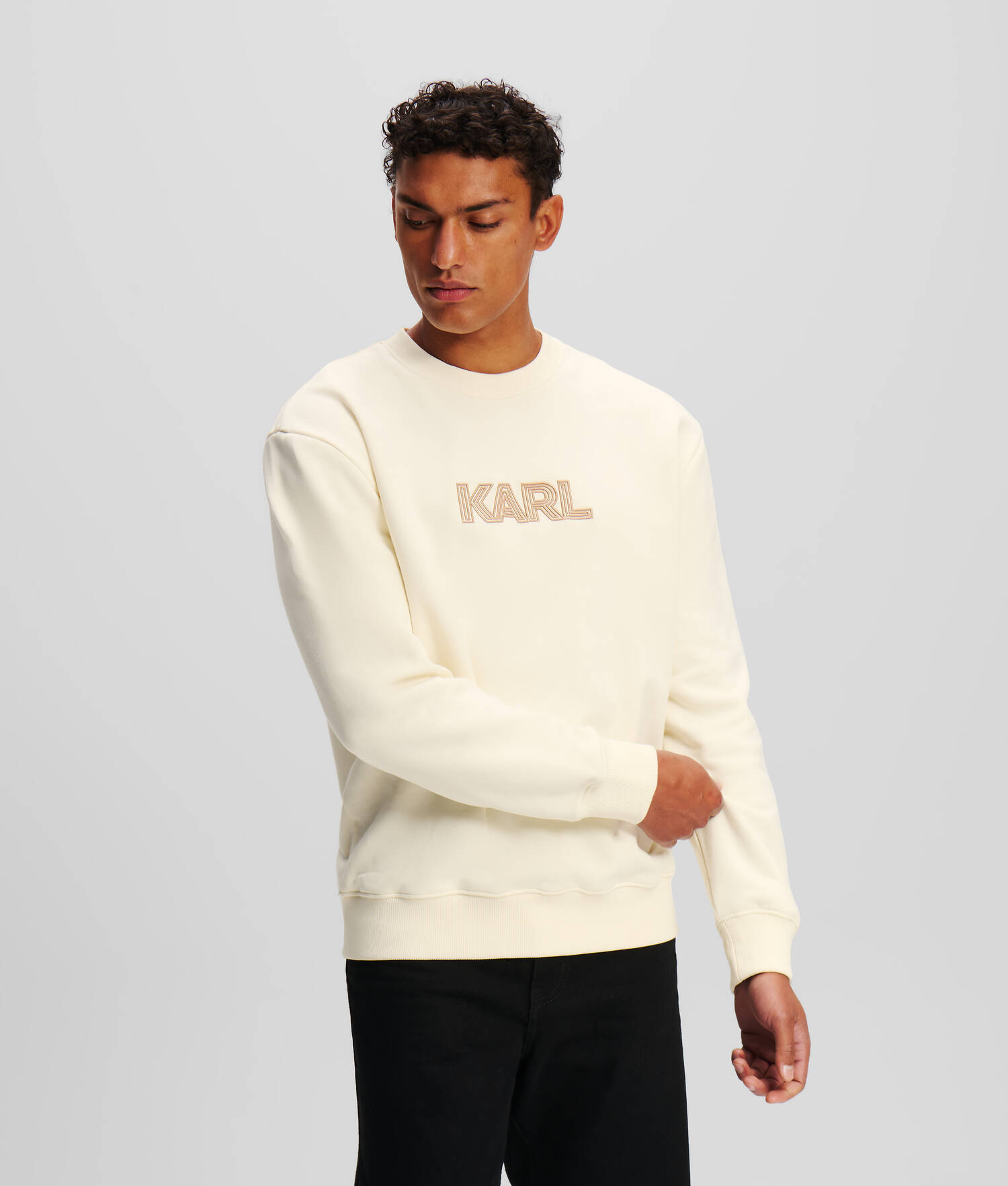 SWEAT-SHIRT À LOGO ART DECO KARL