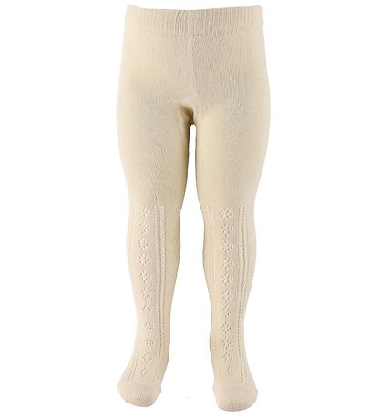 Minymo trømpebukser - 2-pak - Offwhite/Navy m. Hulm?nster
