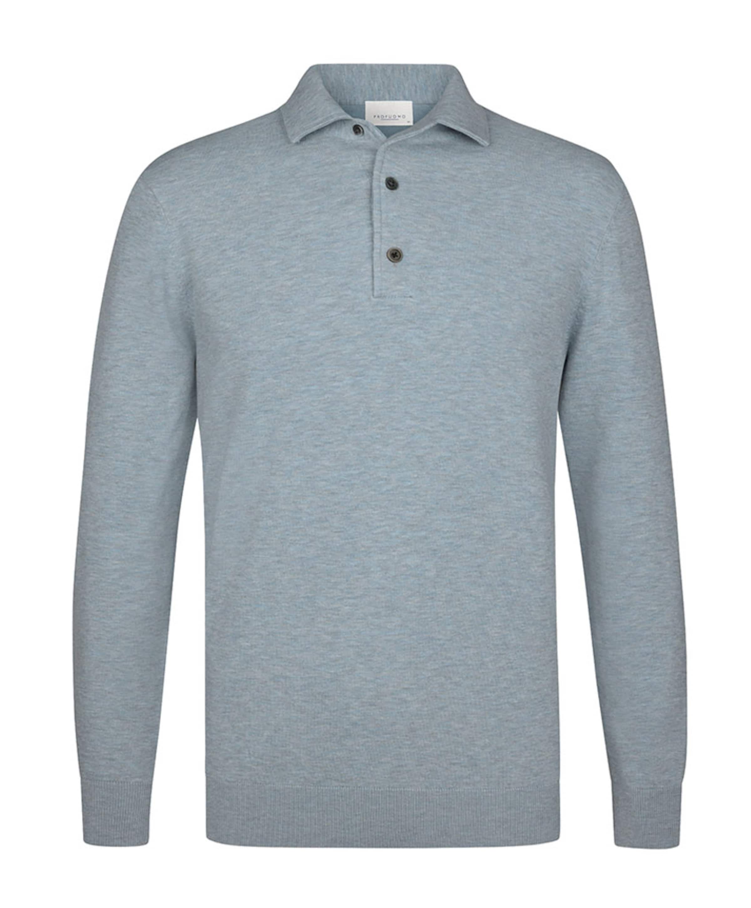 Profuomo Heren polo blauw