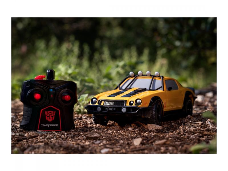 Jada Toys Transformers RC Bumblebee RTR, 1:16 Ferngesteuertes Auto aus Transformers 7