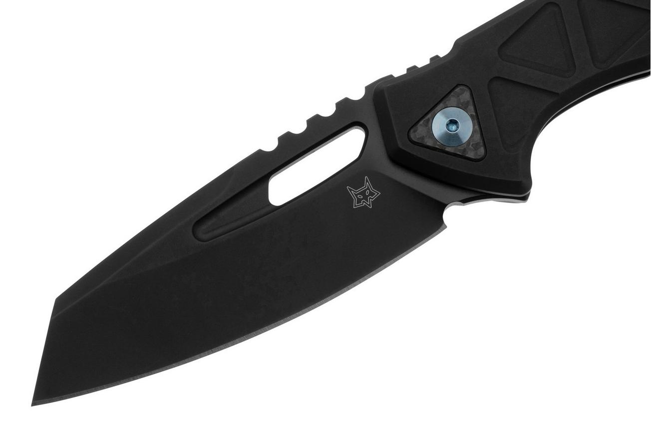 Fox Chronos FX-552-AL PVD Magnacut, Black PVD Aluminium, zakmes, Stefan Merk design