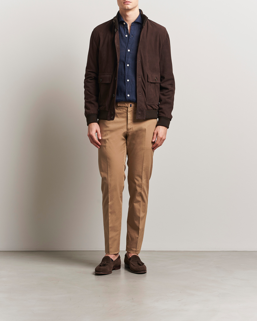 Incotex Slim Fit Comfort Chinos Beige