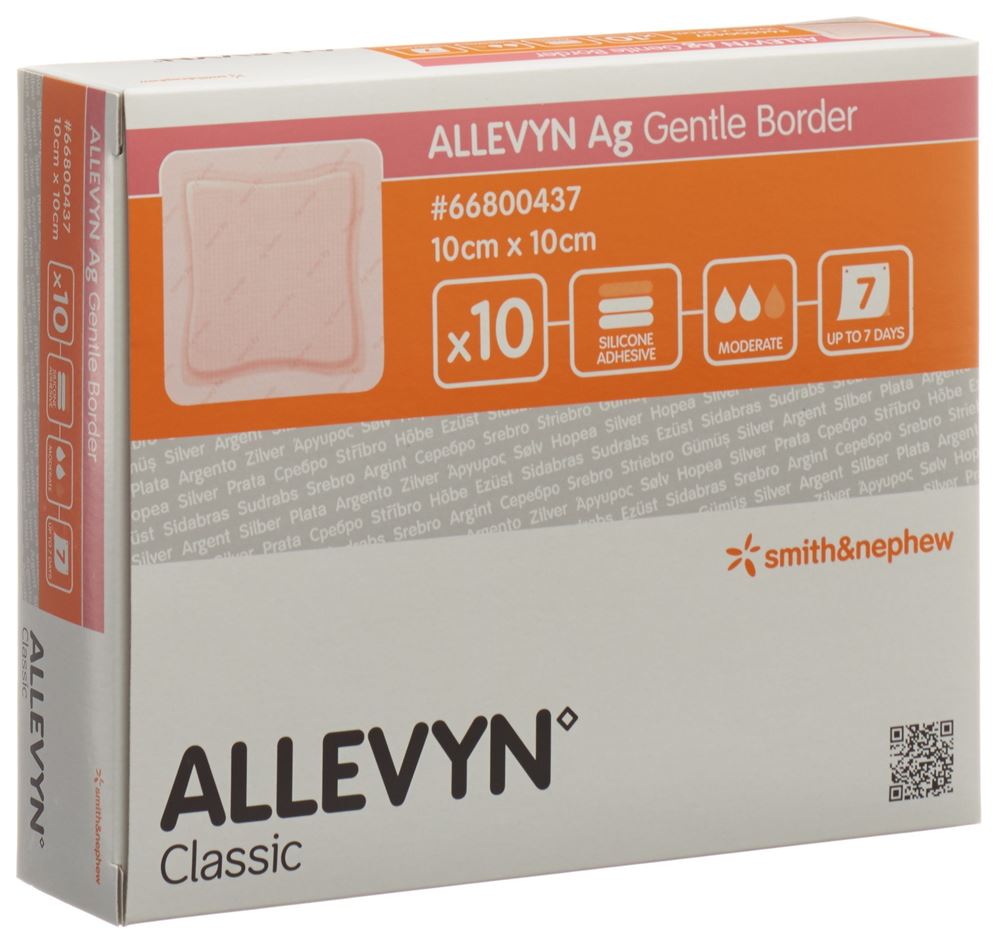 ALLEVYN Wundverband<br>10 Stück, 10x10cm