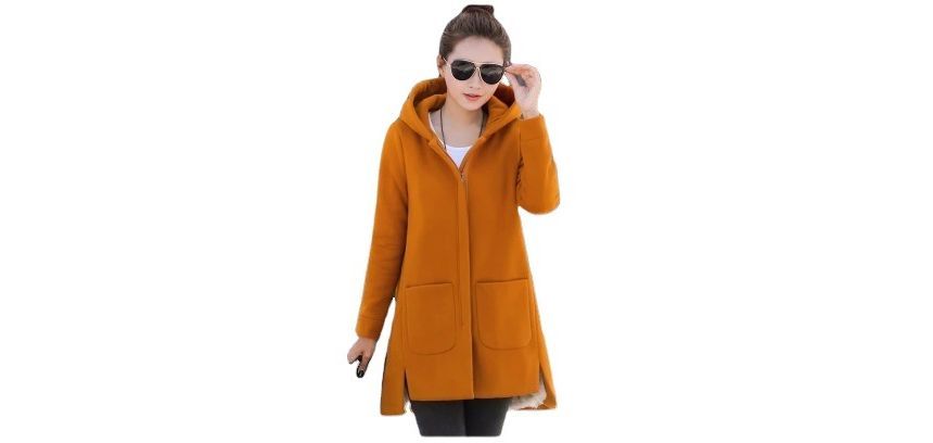 Frigga - Effen oversized hoodie met rits en fleecevoering