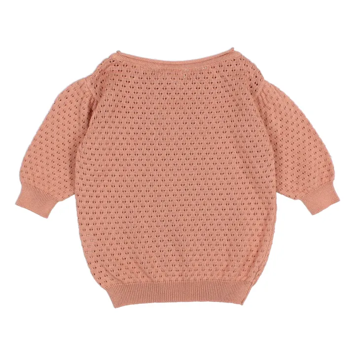 Búho Pull Boho Ajouré | Vieux Rose