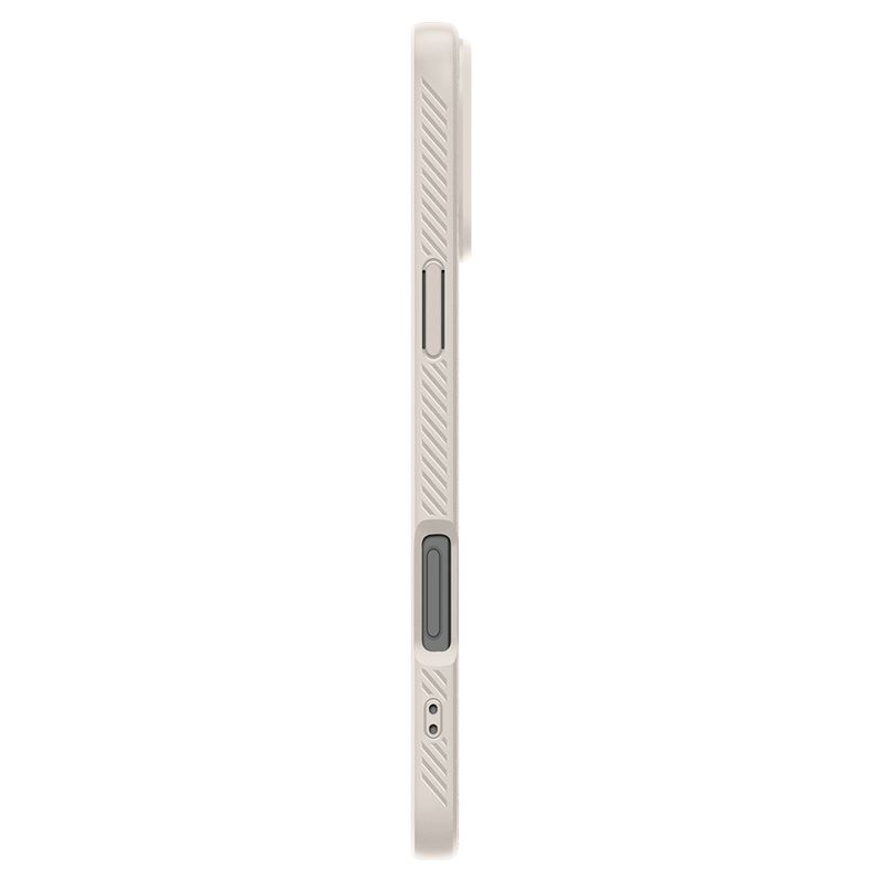 iPhone 16 Pro Max Liquid Air Case Gummi Hülle (ACS07991) - Natural Titanium (Silber)