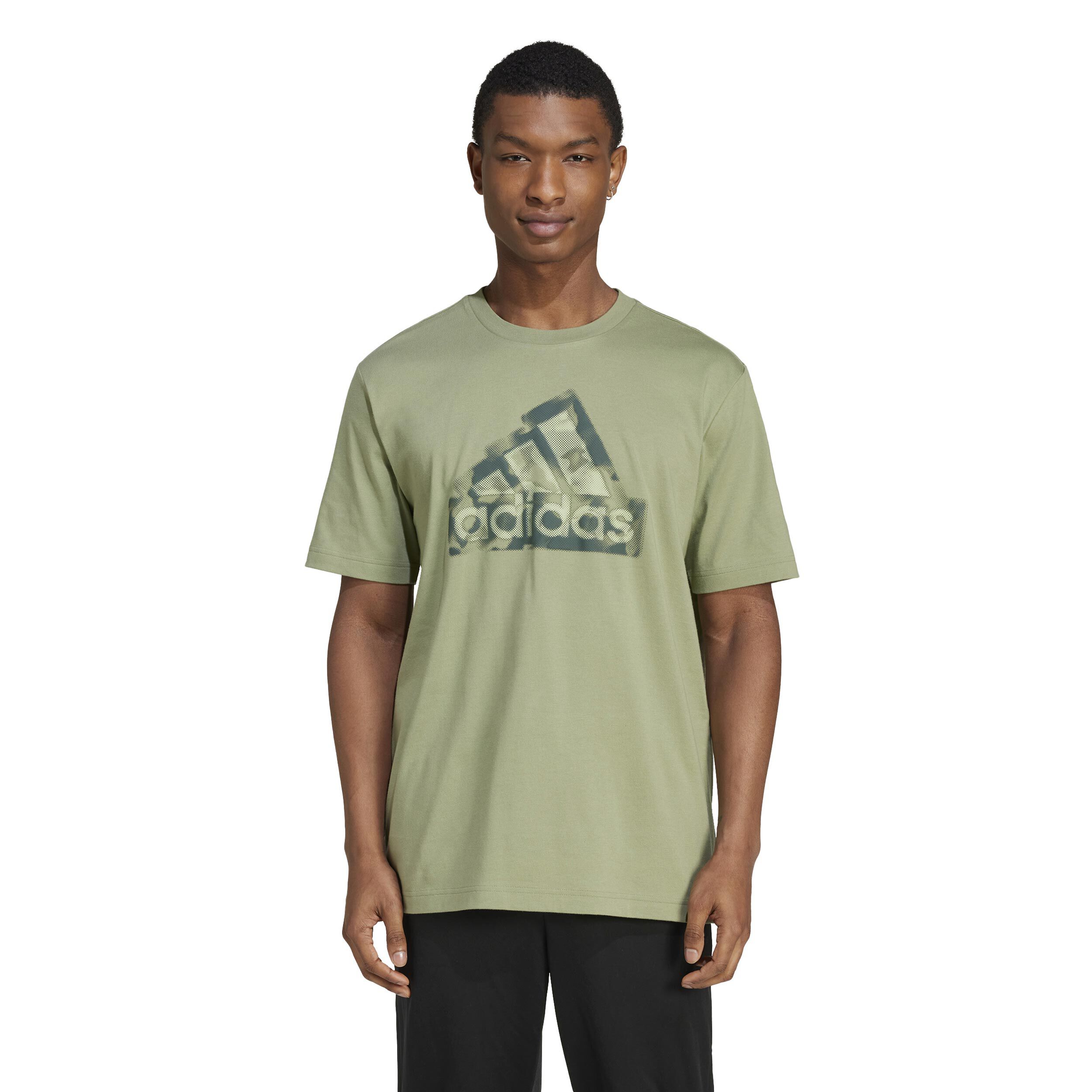 adidas Future Icon Logo T-shirt Hommes - Sauge, Vert