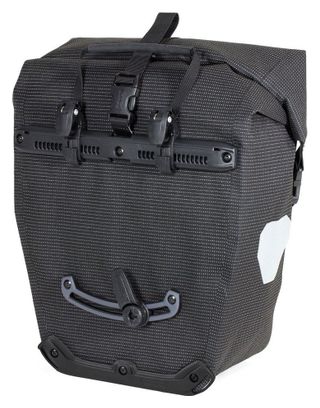Sacoche de Porte-Bagages Ortlieb Back Roller High Visibility 20L Noir Réfléchissant