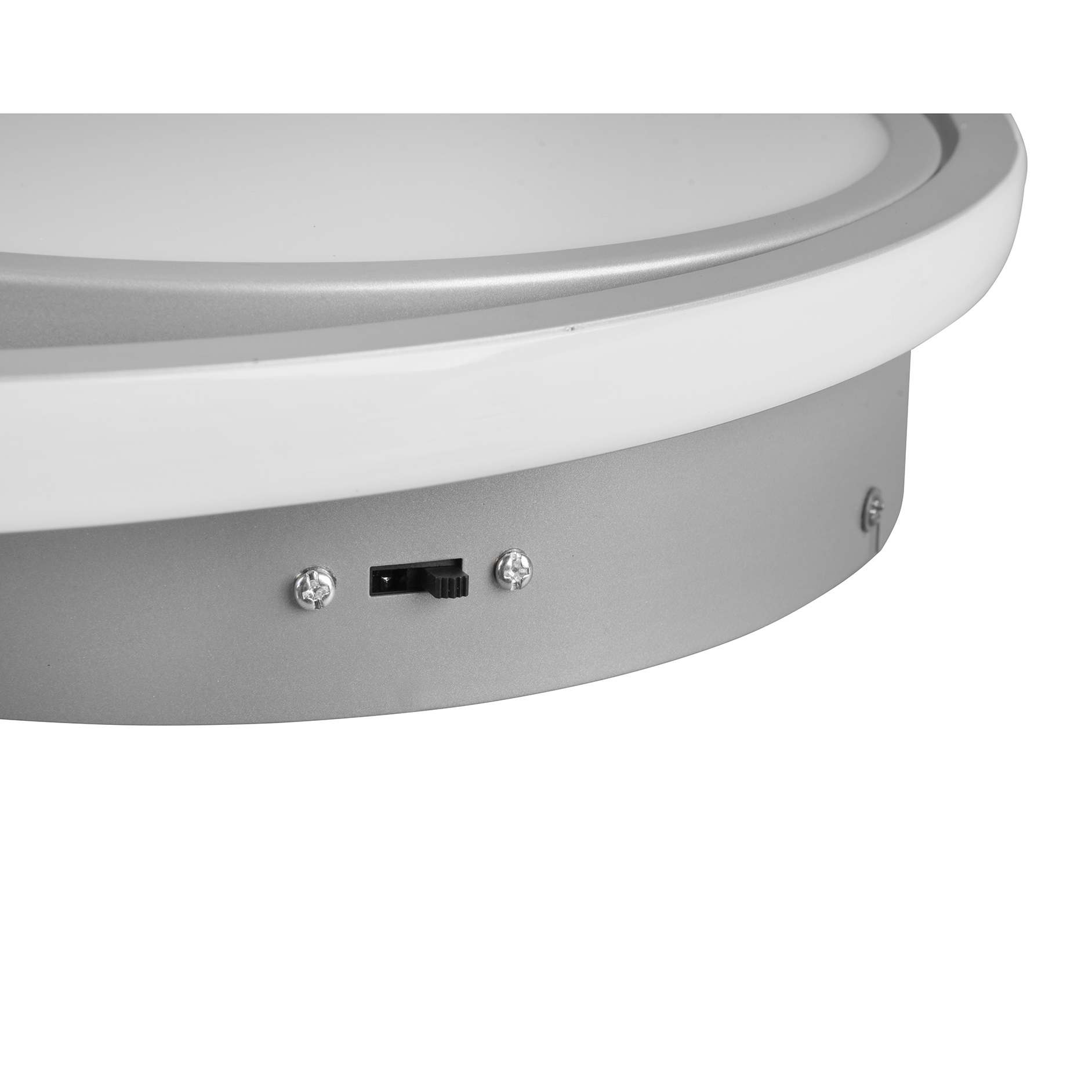 LED-Deckenleuchte - titanfarben - Ø 48 cm