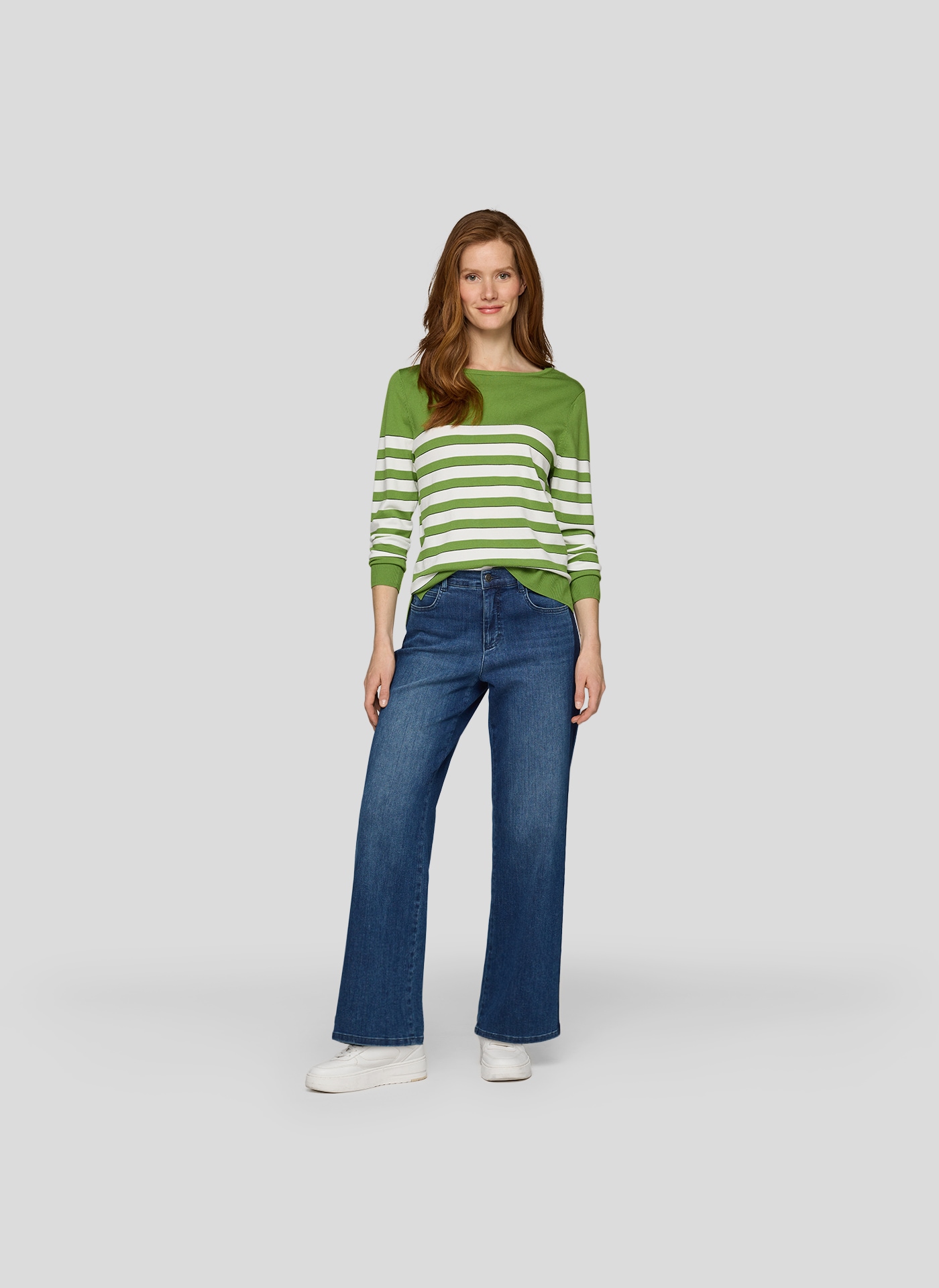 Rabe Strickpullover , im Streifen-Look