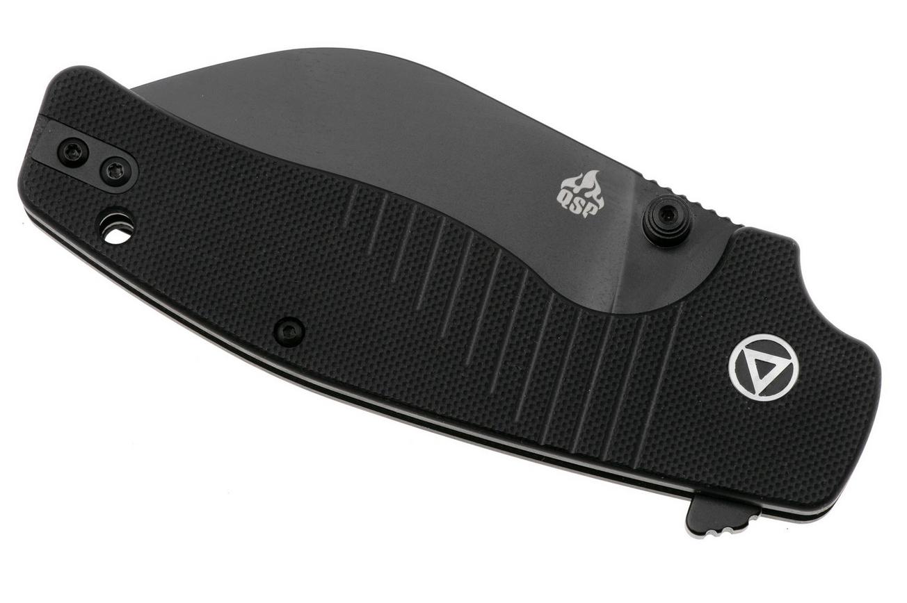 QSP Knife Chefmaster 163-A2, Black 14C28N, Black G10, zakmes, Keanu Alfaro design