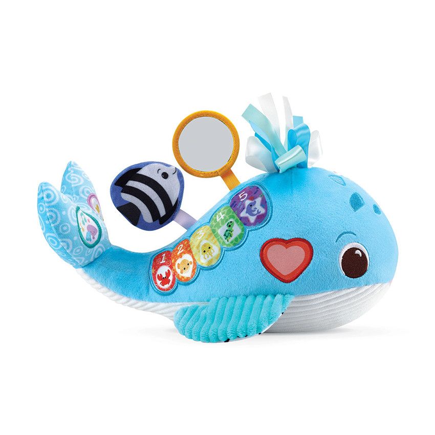 Peluche interactive Océane, ma baleine musicale - Ecru