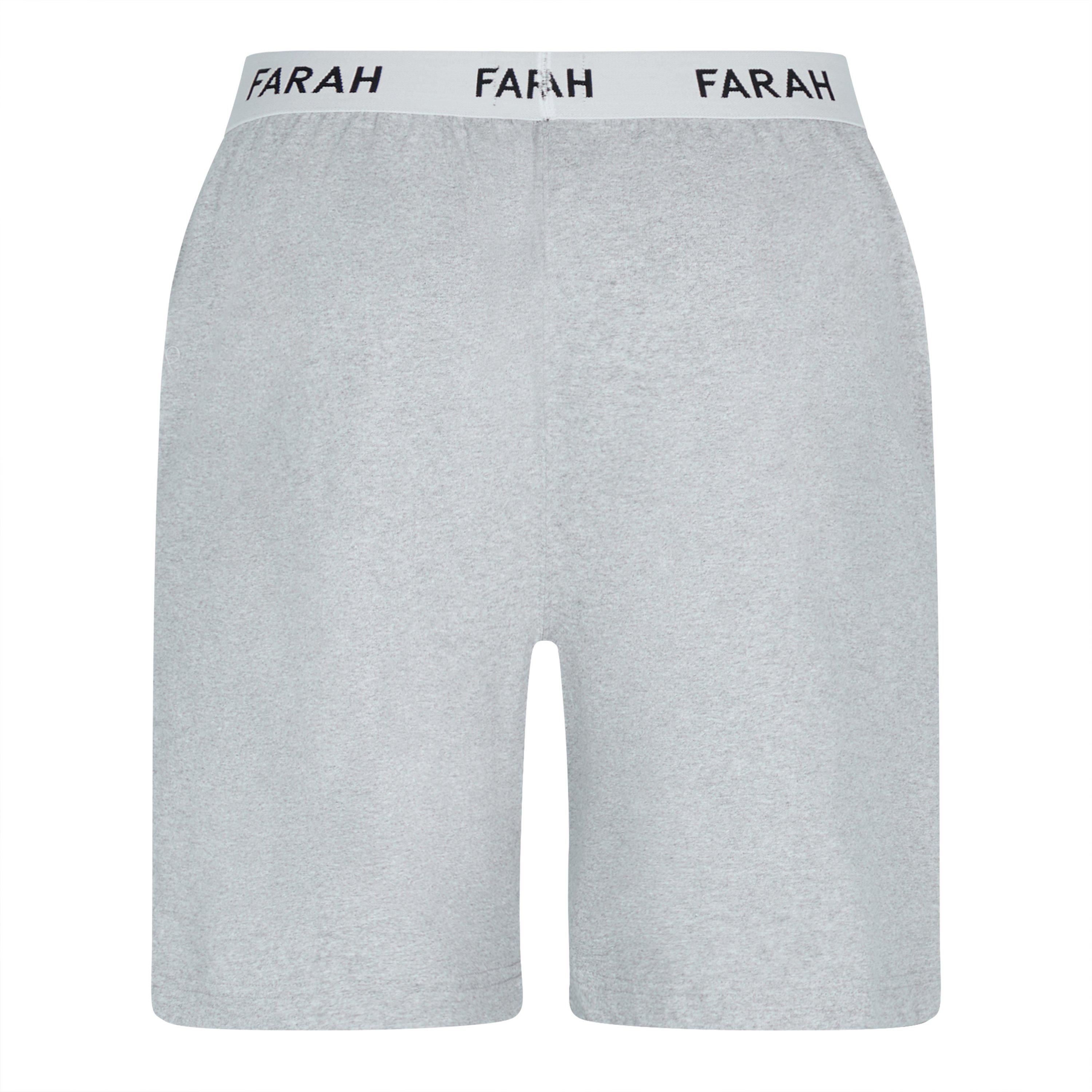 Farah Logo Pyjama Shorts Mens