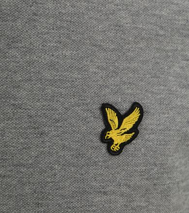 Lyle and Scott Longsleeve Polo Grijs LP400VOG-T28 kopen