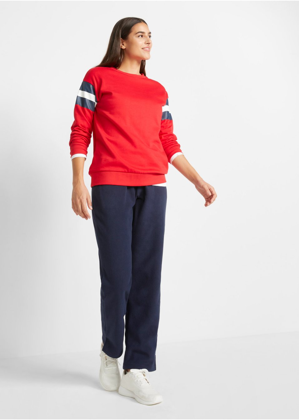 Pantalon polaire, coupe droite