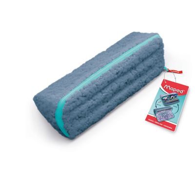 Maped - Trousse à ouverture XXL Effet - laine bleue