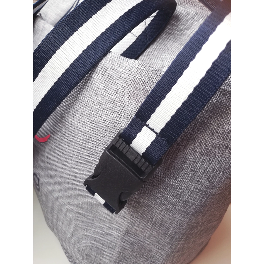 BABY ON BOARD Wickeltasche Simply Duffle Baby Girl grau meliert