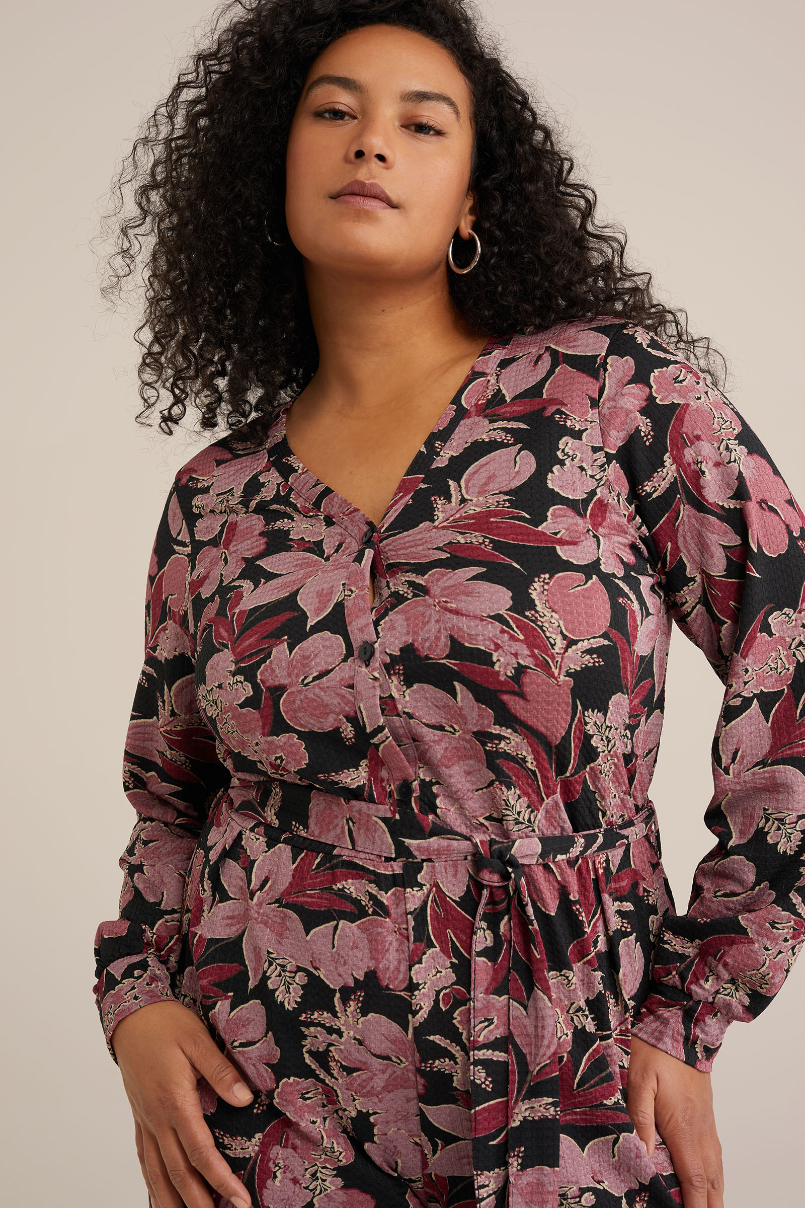jumpsuit met dessin WE Fashion Roze