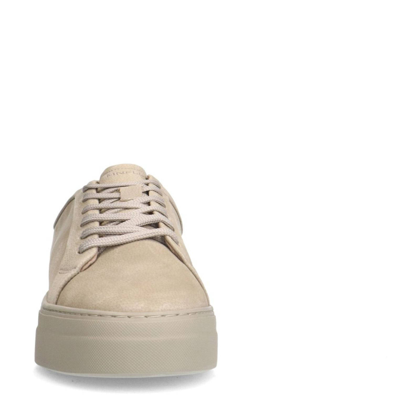 Manfield nubuck sneakers beige