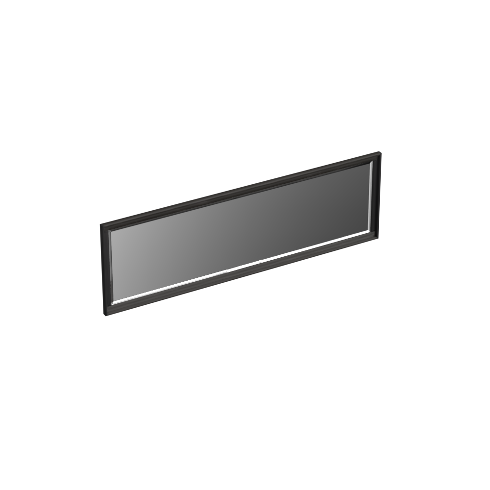 Forzalaqua Reno spiegel 160x50cm black oiled