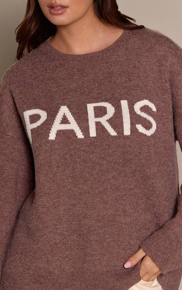 Moka Synthétiquell En Maille Jacquard Paris