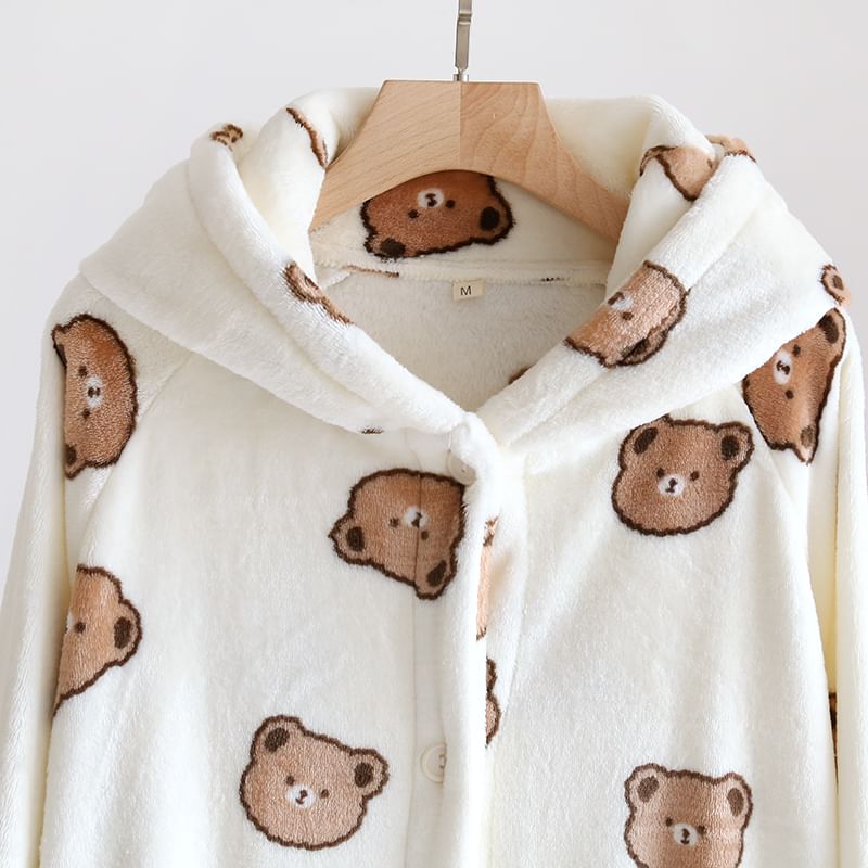 Dogini - Pyjamajas met bijpassende berenprint (verschillende ontwerpen)