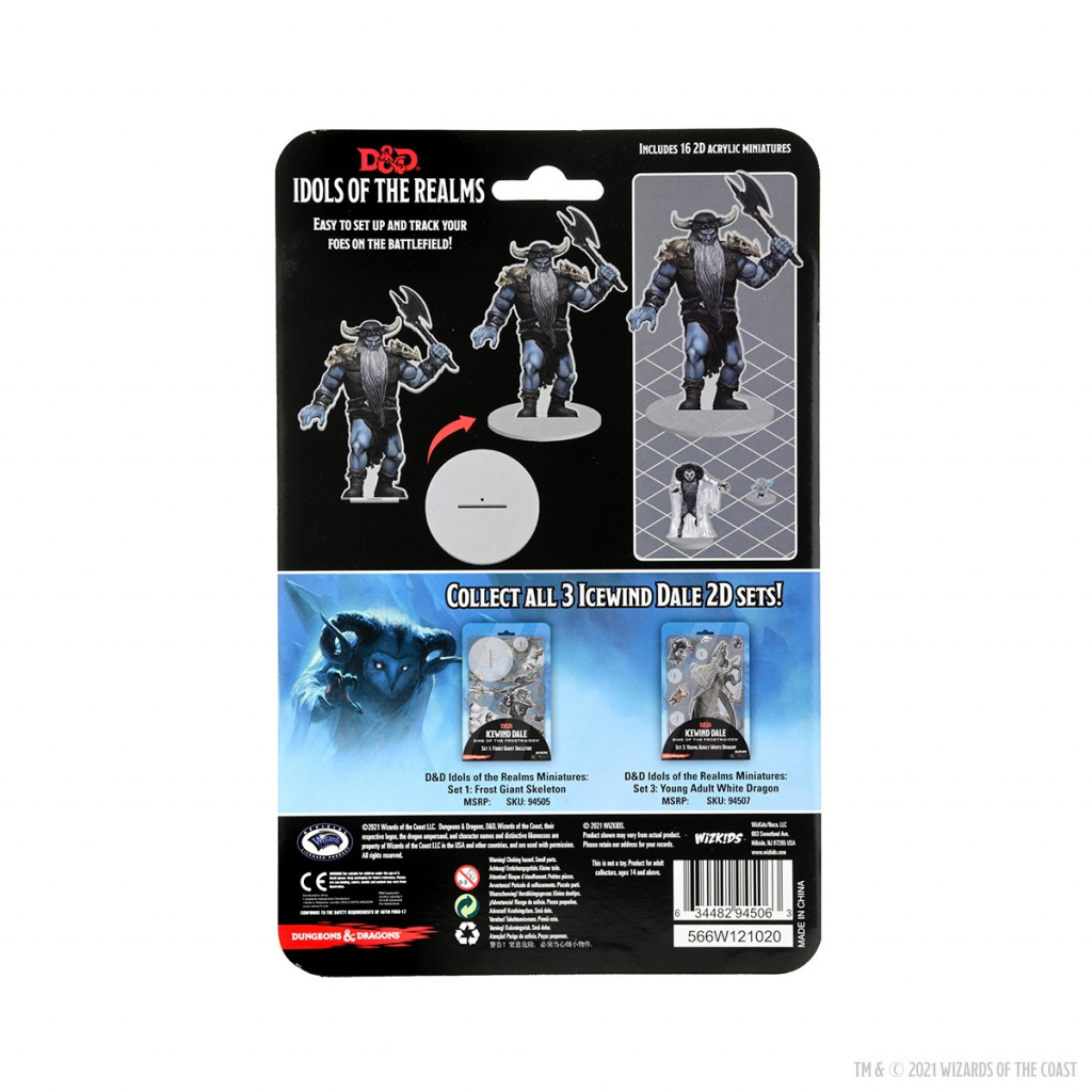 D&D - Icewind Dale: Rime of the Frostmaiden 2D Minis - Frost Giant