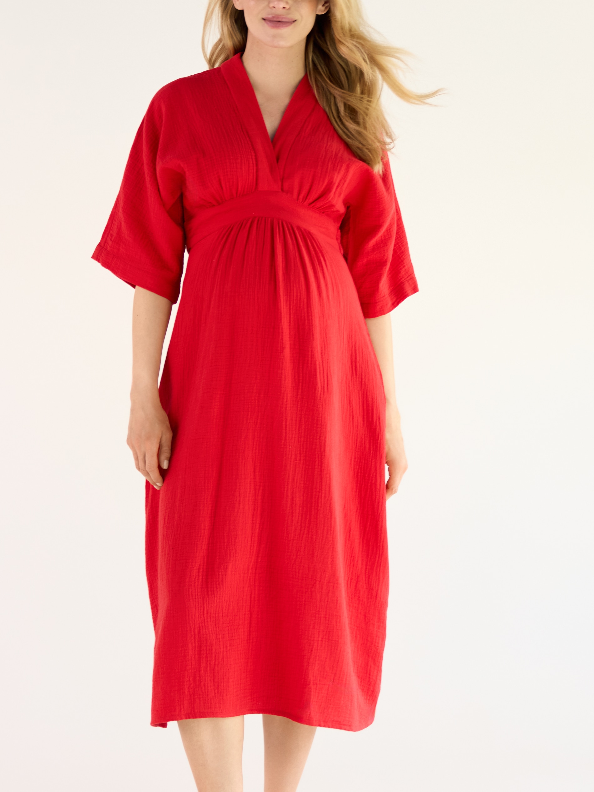 Midikleid aus Musselin