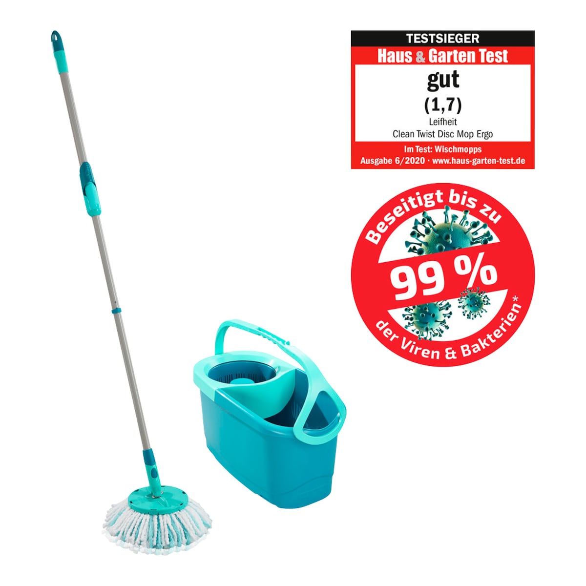 LEIFHEIT - Bodenwischer Set 